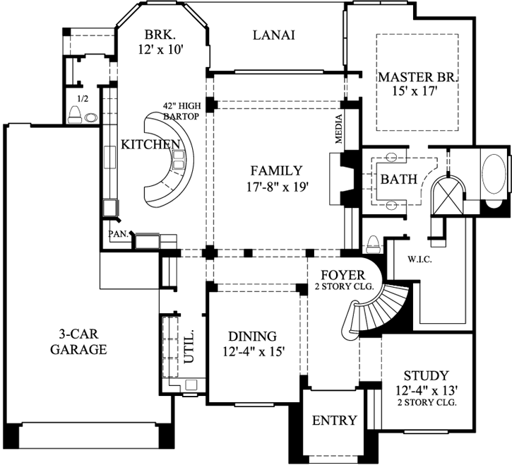 Main Floor Plan: 62-274