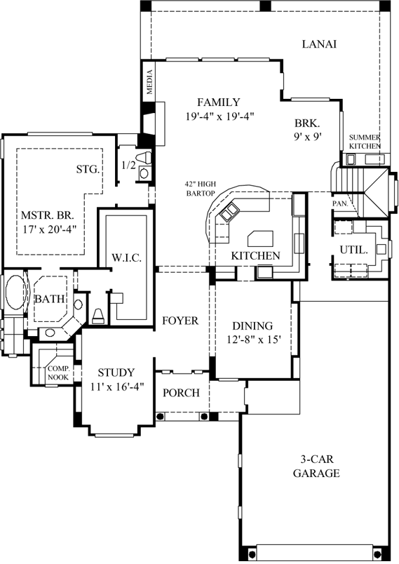 Main Floor Plan: 62-275