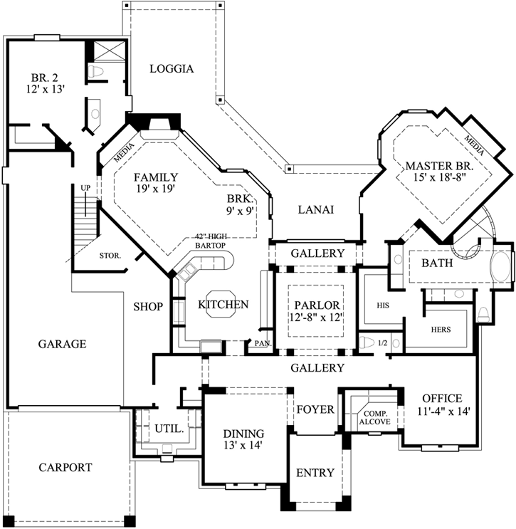 Main Floor Plan: 62-276