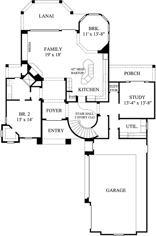 Main Floor Plan: 62-278