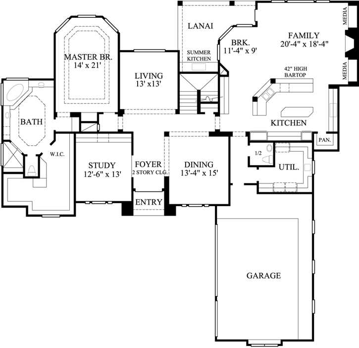 Main Floor Plan: 62-279