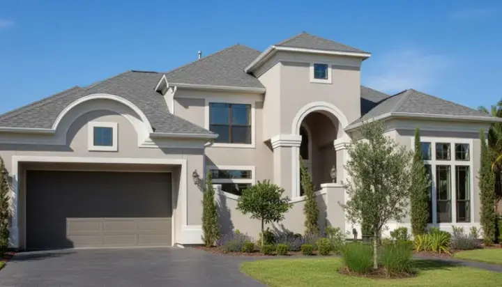Mediterranean house plans 62-280 - front exterior, 4,056 sq ft, 4 bed, 3 bath house plans | Monster House Plans