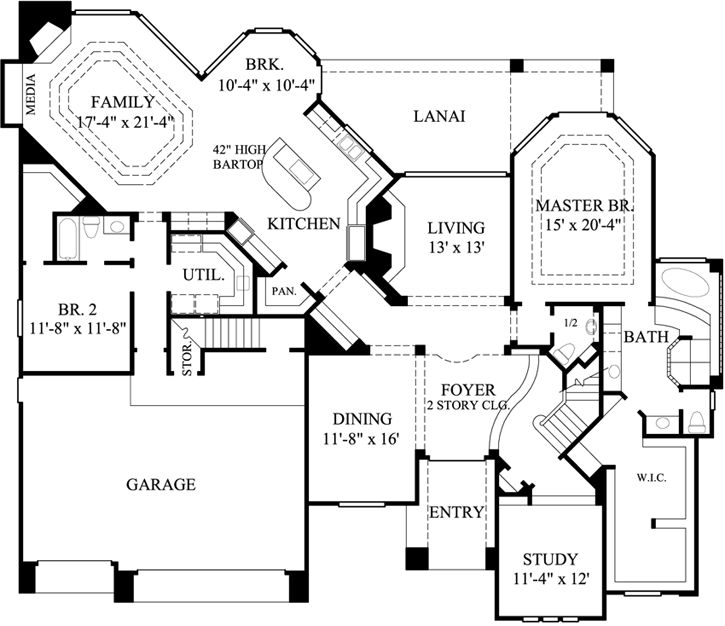 Main Floor Plan: 62-280