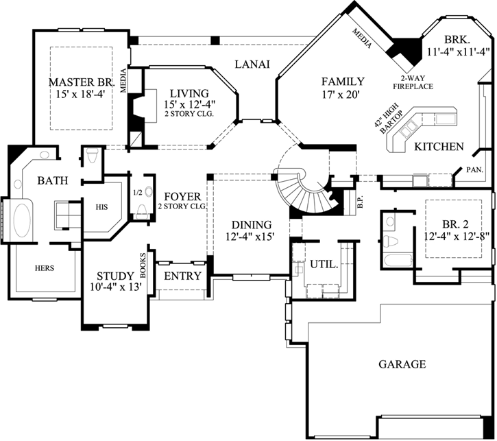 Main Floor Plan: 62-281