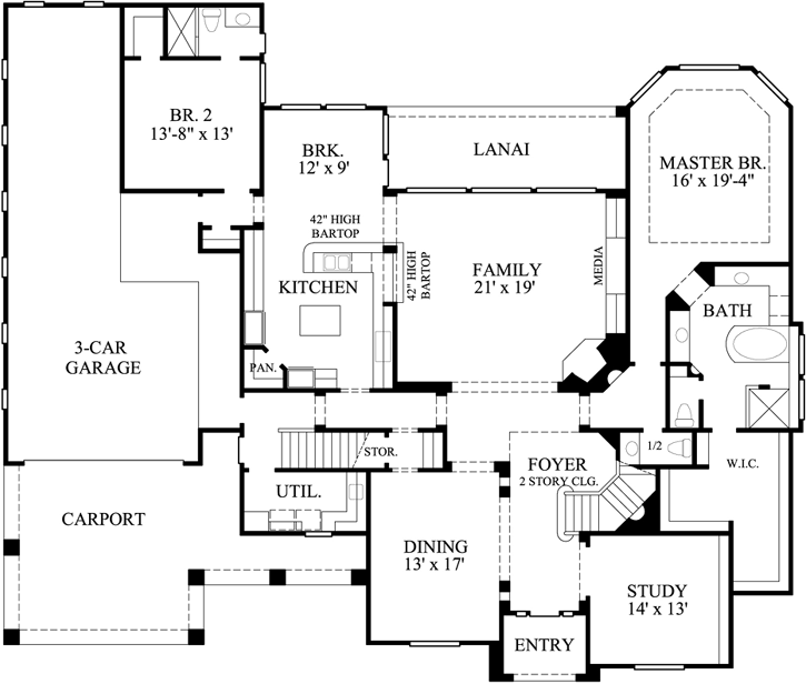 Main Floor Plan: 62-284
