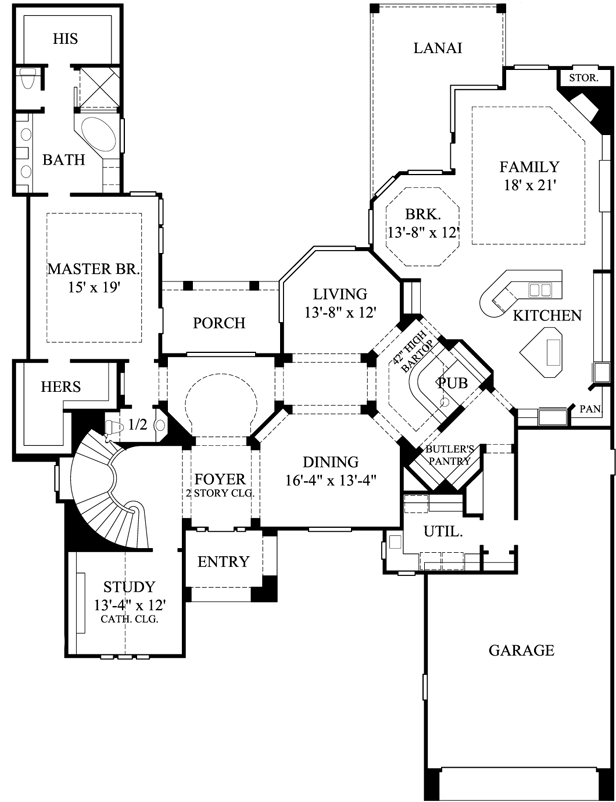 Main Floor Plan: 62-286
