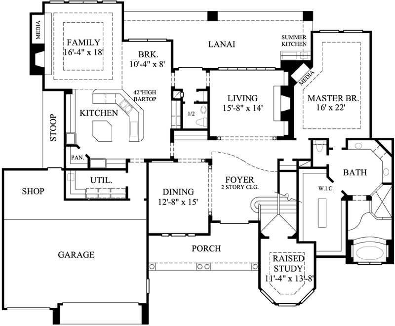 Main Floor Plan: 62-289