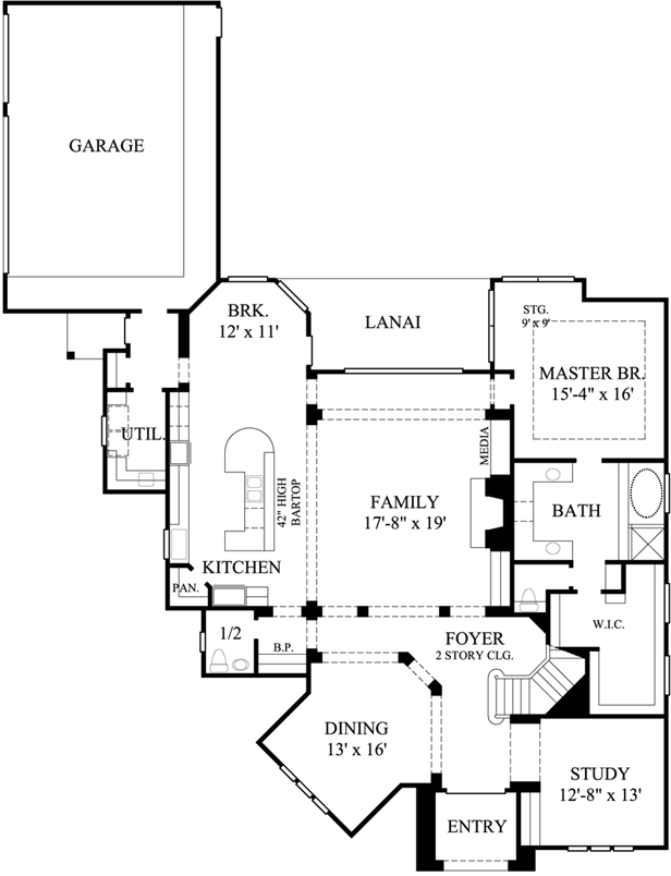 Main Floor Plan: 62-290