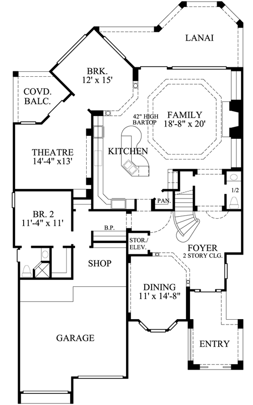 Main Floor Plan: 62-291