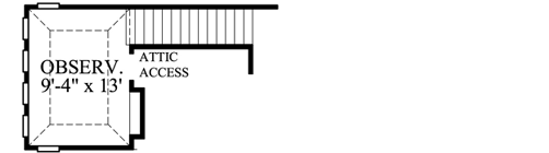 Upper/Second Floor Plan 62-291