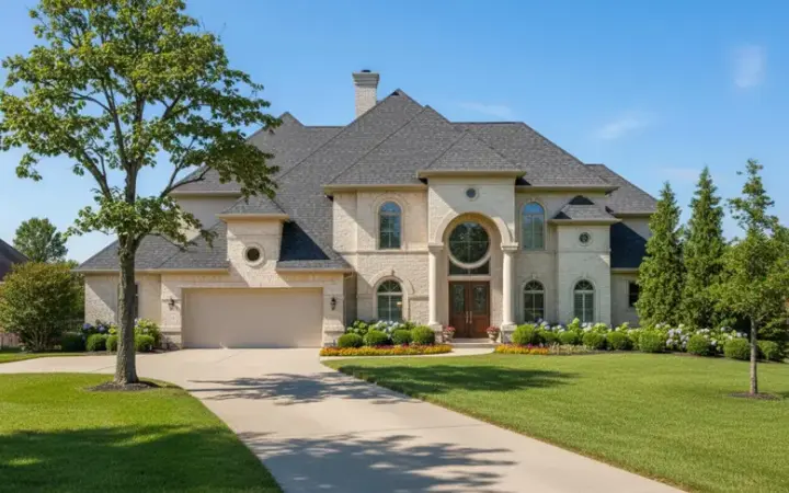 Mediterranean house plans 62-292 - front exterior, 4,145 sq ft, 4 bed, 4 bath house plans | Monster House Plans