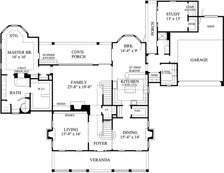 Main Floor Plan: 62-294