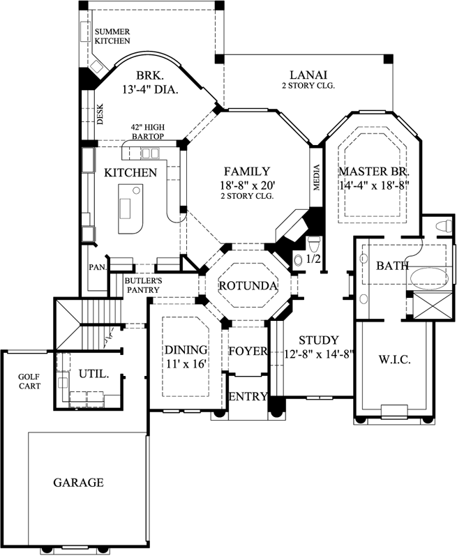 Main Floor Plan: 62-297