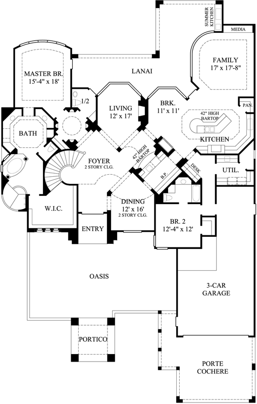 Main Floor Plan: 62-298