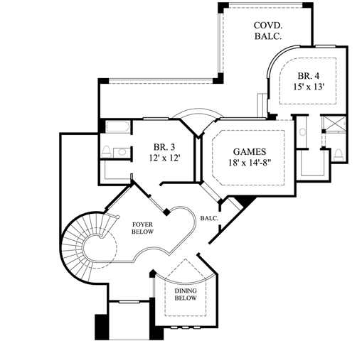 Upper/Second Floor Plan:62-298