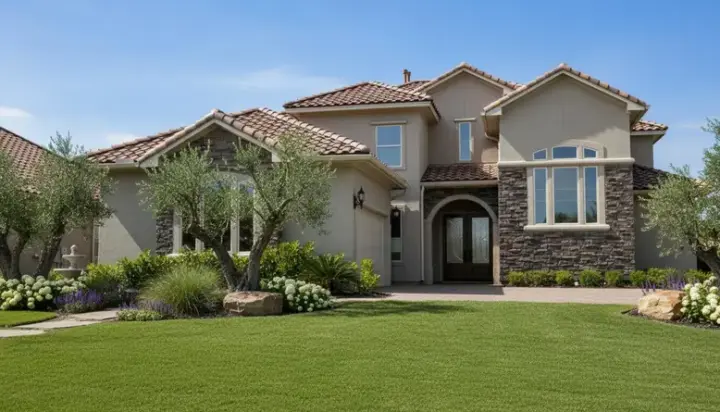 Mediterranean house plans 62-300 - front exterior, 4,175 sq ft, 3 bed, 3 bath house plans | Monster House Plans