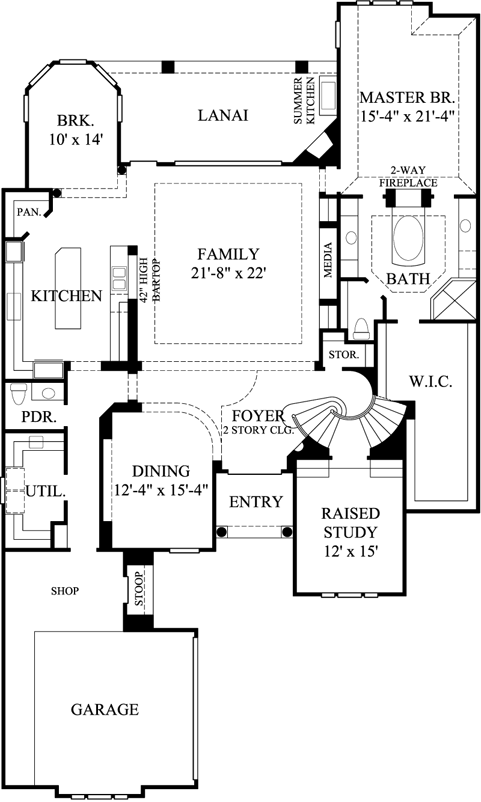 Main Floor Plan: 62-300