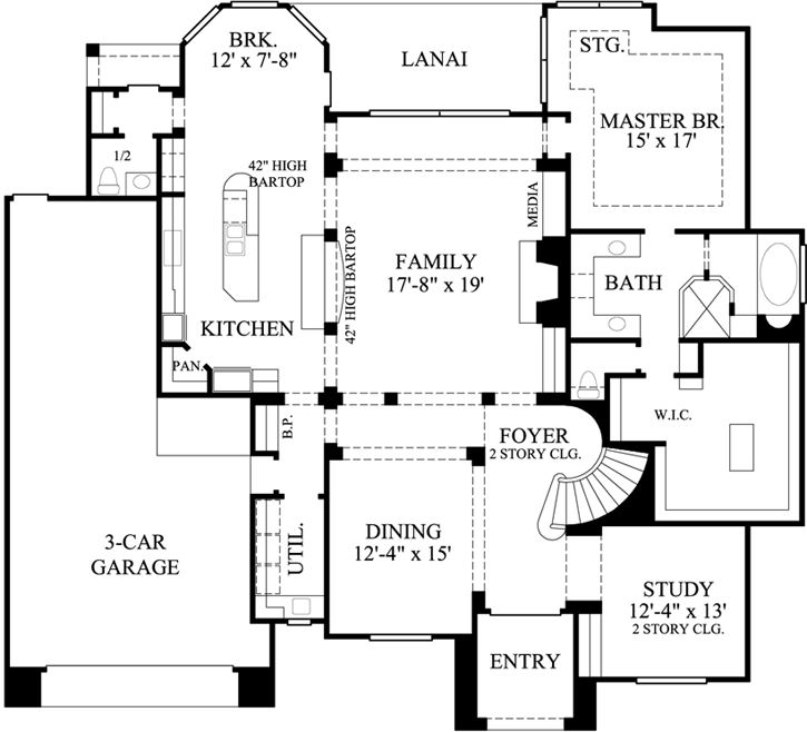 Main Floor Plan: 62-301