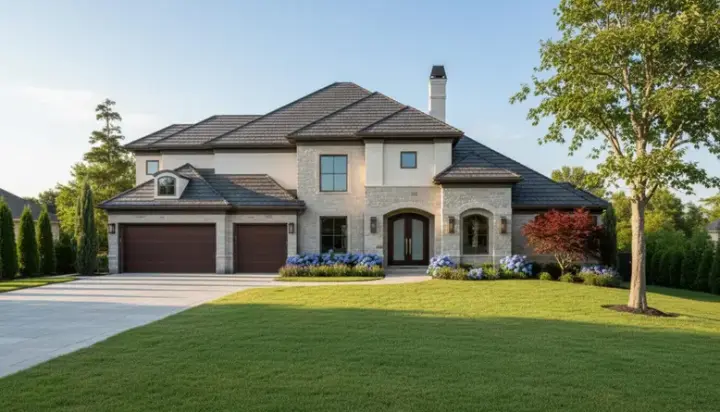Mediterranean house plans 62-303 - front exterior, 4,193 sq ft, 4 bed, 4 bath house plans | Monster House Plans