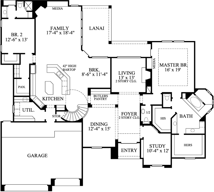 Main Floor Plan: 62-303