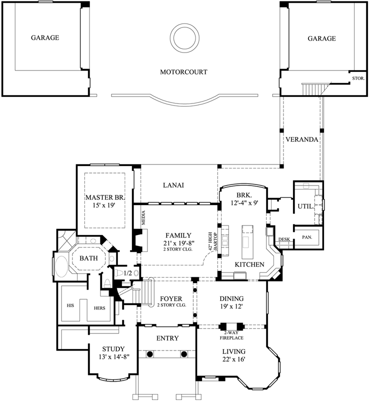 Main Floor Plan: 62-304