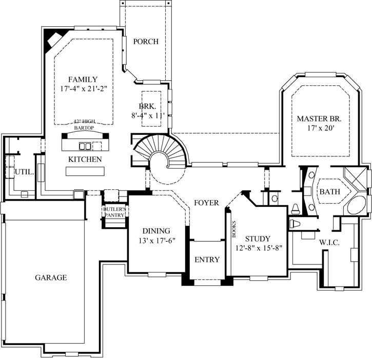 Main Floor Plan: 62-307