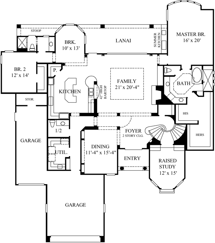 Main Floor Plan: 62-312