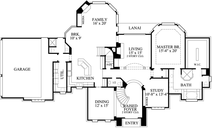 Main Floor Plan: 62-313