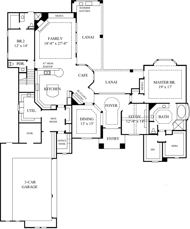 Main Floor Plan: 62-316