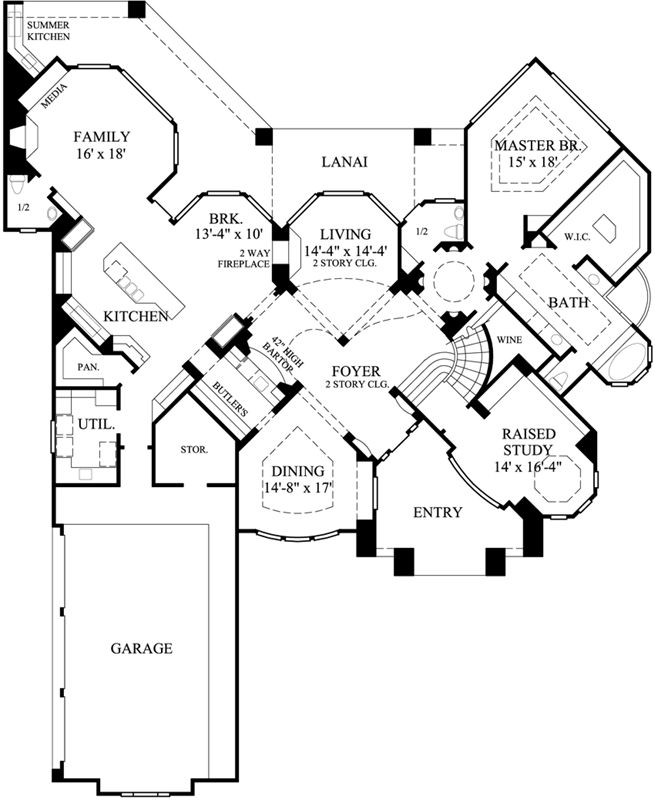 Main Floor Plan: 62-320