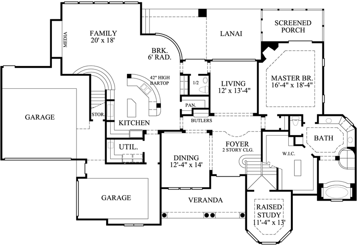 Main Floor Plan: 62-321