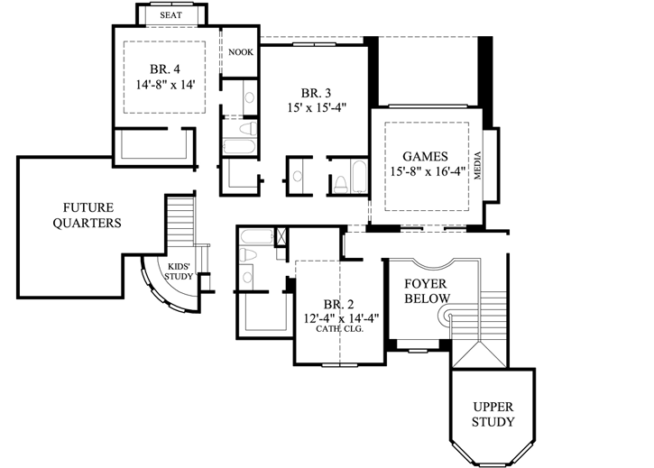 Upper/Second Floor Plan: 62-321