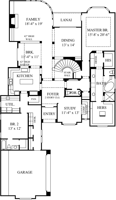 Main Floor Plan: 62-324