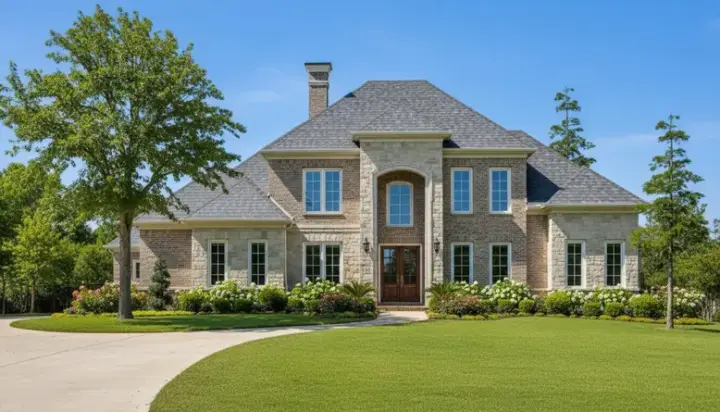 Traditional house plans 62-325 - front exterior, 4,341 sq ft, 5 bed, 4 bath house plans | Monster House Plans