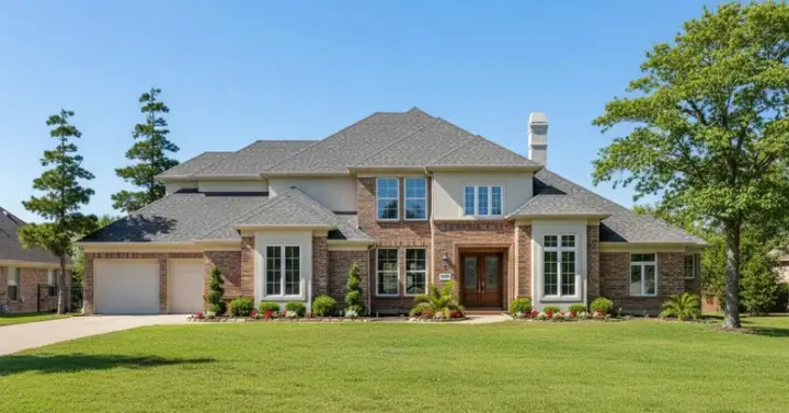 Traditional house plans 62-328 - front exterior, 4,354 sq ft, 4 bed, 4 bath house plans | Monster House Plans