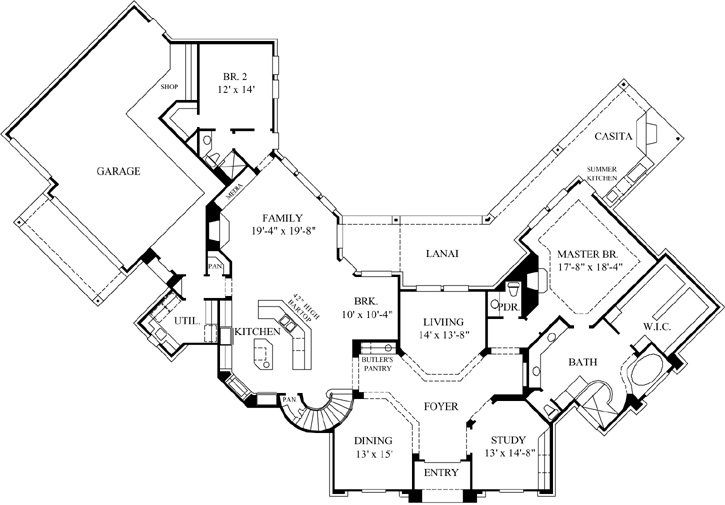 Main Floor Plan: 62-329