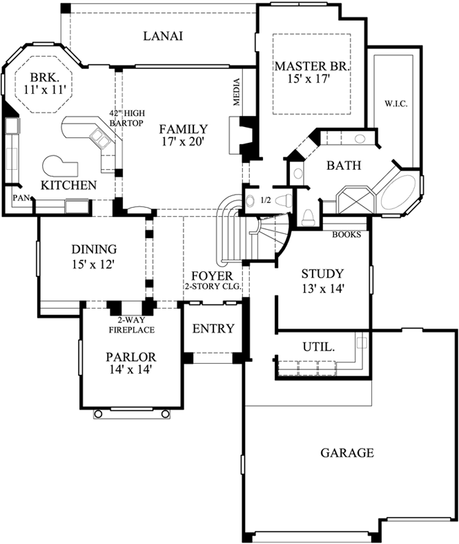 Main Floor Plan: 62-330