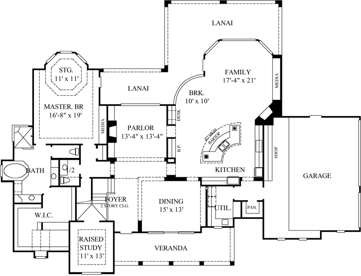 Main Floor Plan: 62-332