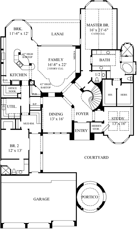 Main Floor Plan: 62-333