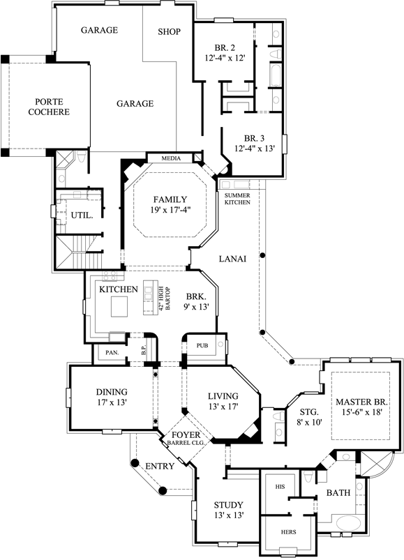 Main Floor Plan: 62-336