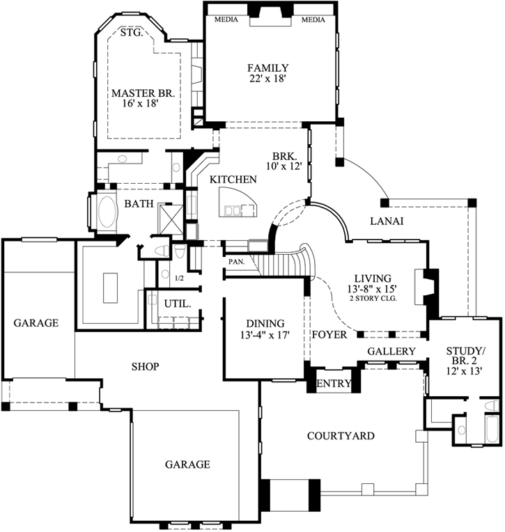 Main Floor Plan: 62-337