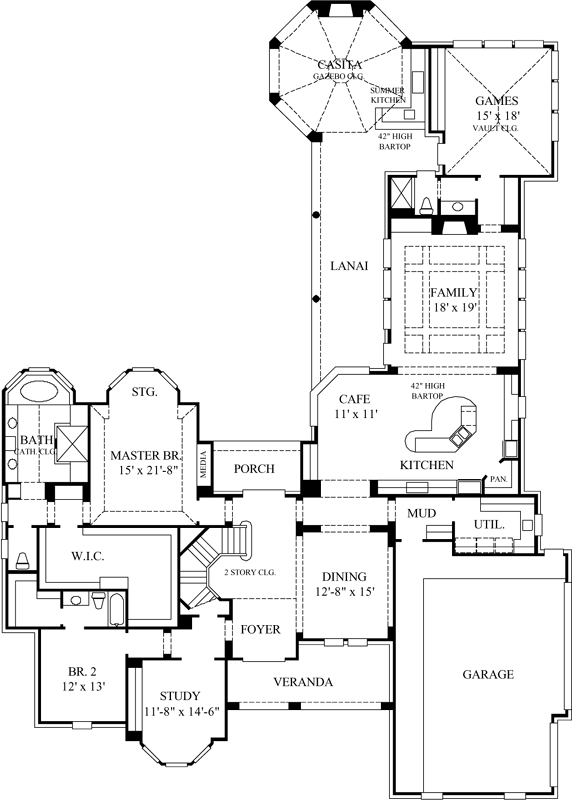 Main Floor Plan: 62-338