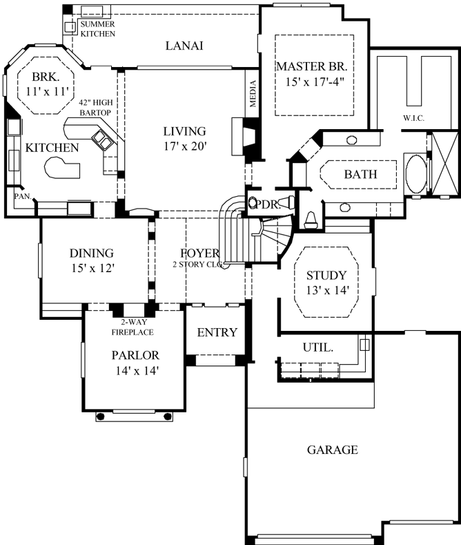 Main Floor Plan: 62-339