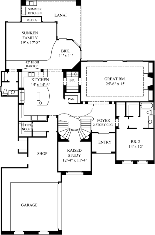 Main Floor Plan: 62-341