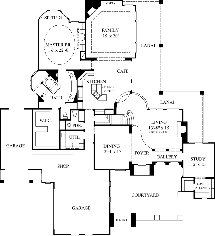 Main Floor Plan: 62-342