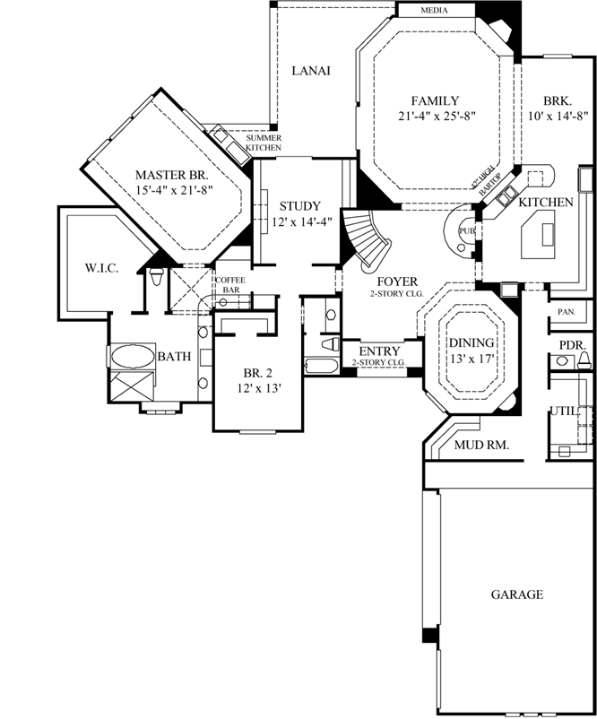 Main Floor Plan: 62-343