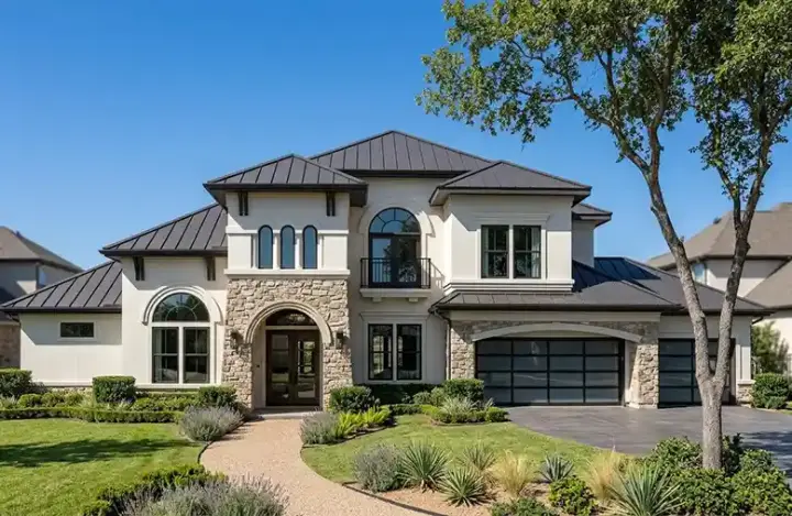 Mediterranean house plans 62-346 - front exterior, 4,486 sq ft, 5 bed, 5 bath house plans | Monster House Plans