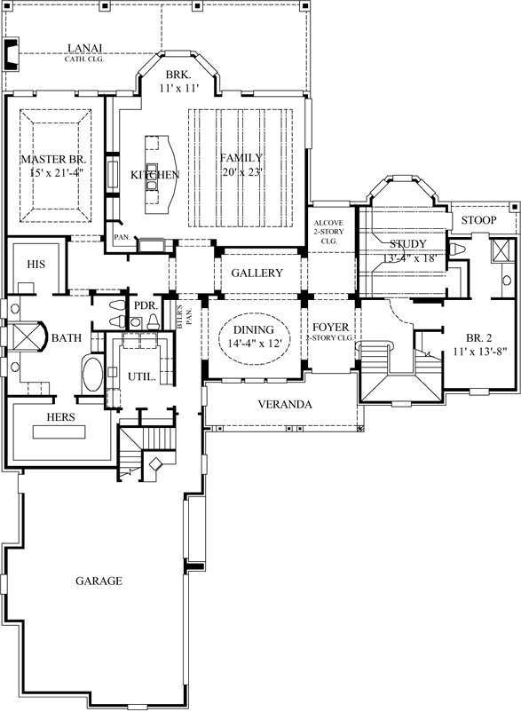 Main Floor Plan: 62-349
