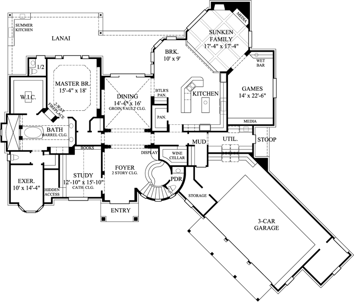 Main Floor Plan: 62-352