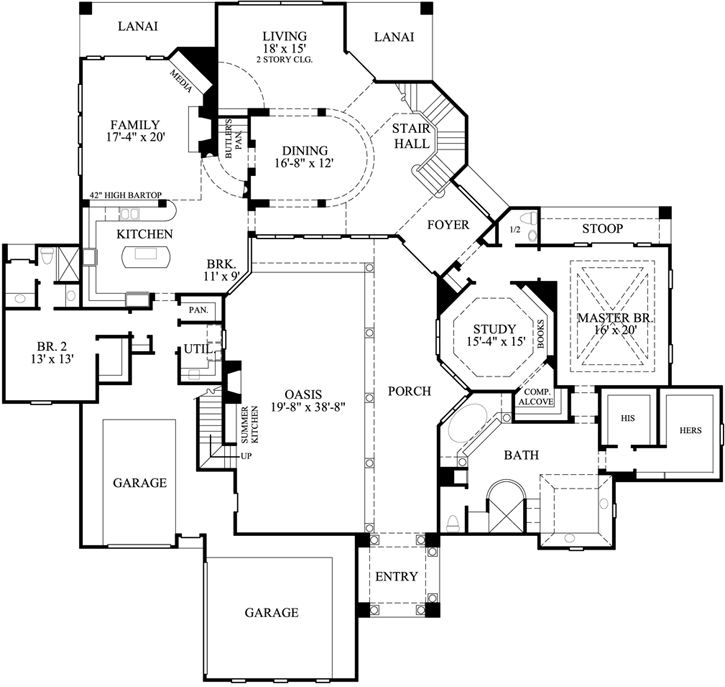 Main Floor Plan: 62-353